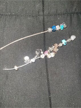Pandora bracelet and charms